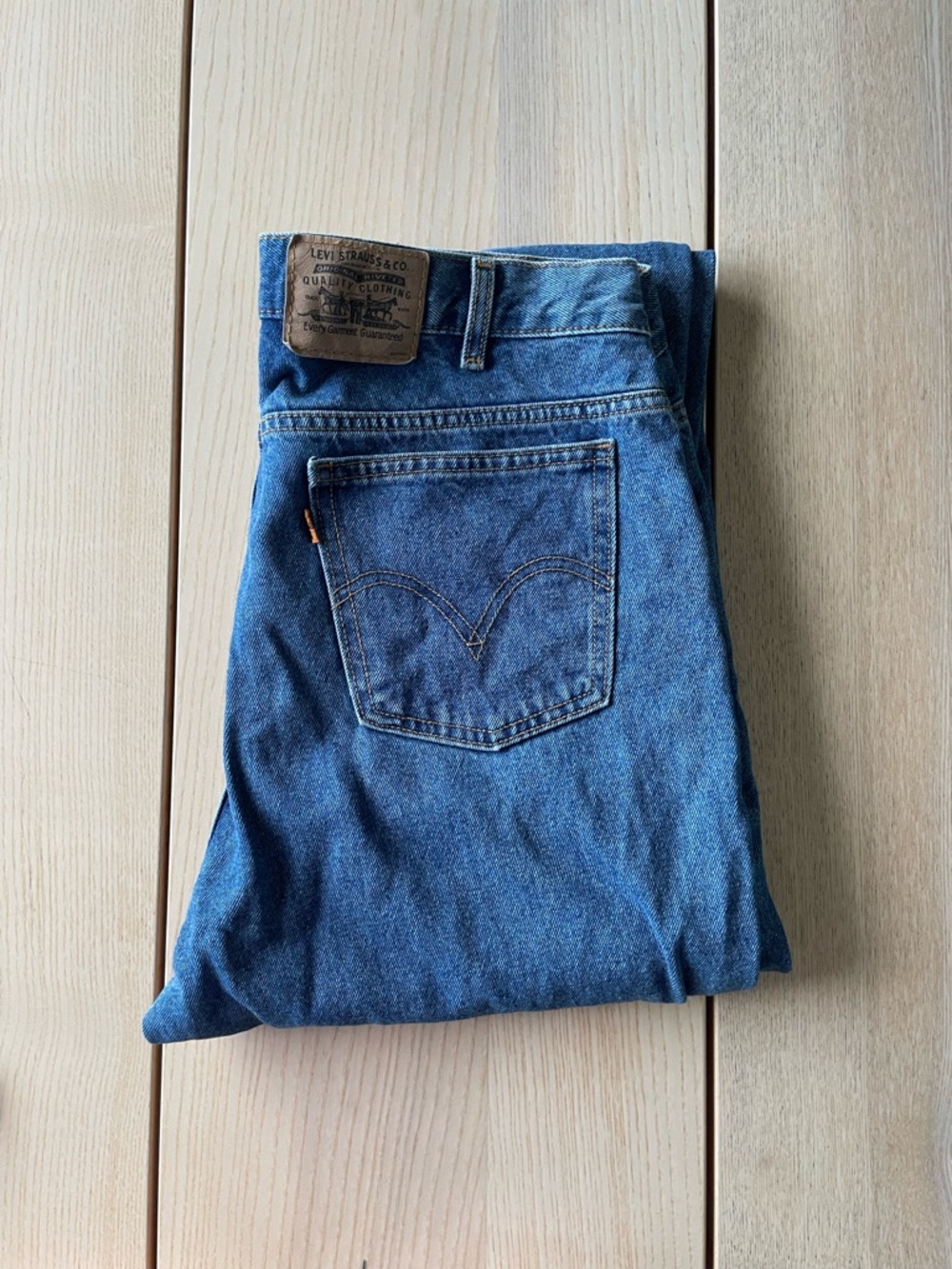 Vintage Orange Tab Levi's Men's Blue Denim Jeans size 36x34 Levi men’s jeans